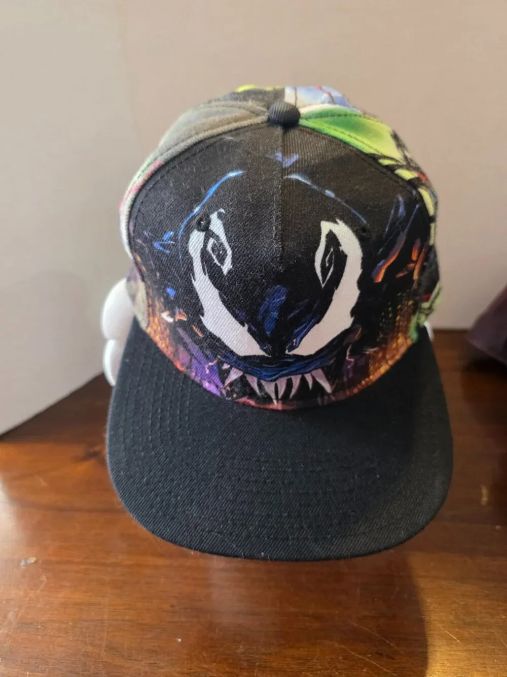Marvel Comics Venom Sublimated All-Over Print Snapback Hat